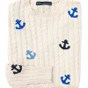 Anchors Away Cable Knit Sweater
