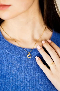 Birthstone Gem Necklace
