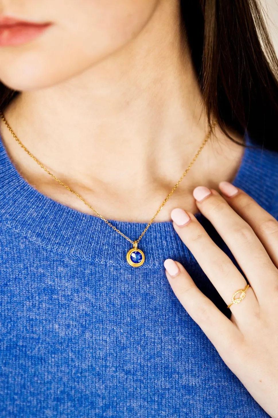 Birthstone Gem Necklace