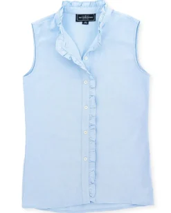 Blue Bay Ruffle Shirt