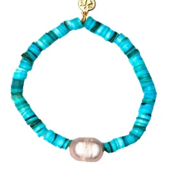 Blue Lagoon Pearl Bracelet