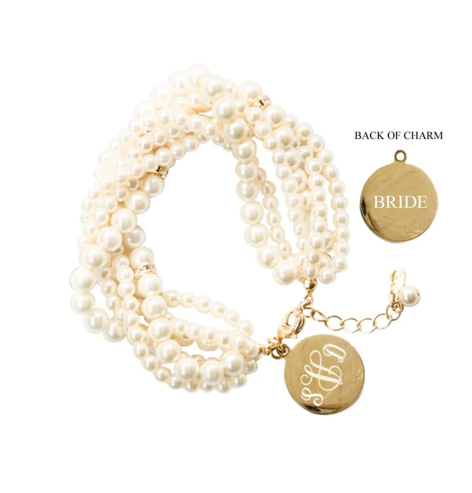 Calypso Sea Monogram Wedding Bracelet