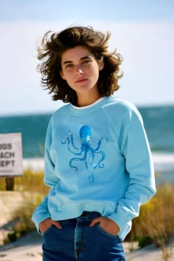 Cerulean Octopus Sweatshirt
