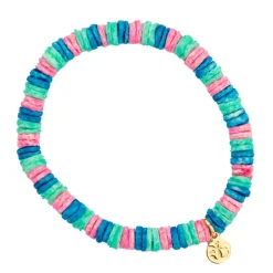 Cotton Candy Sky Shell Bracelet