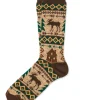 Cozy Cabin Moose Socks