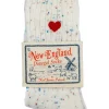 Cream Heart Donegal Socks