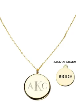 Golden Wedding Pendant