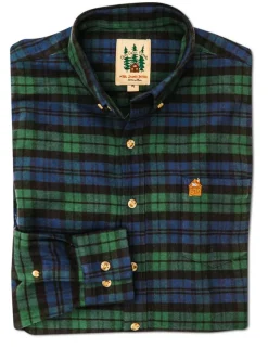 Grandad'S Plaid Flannel Shirt - Men'S