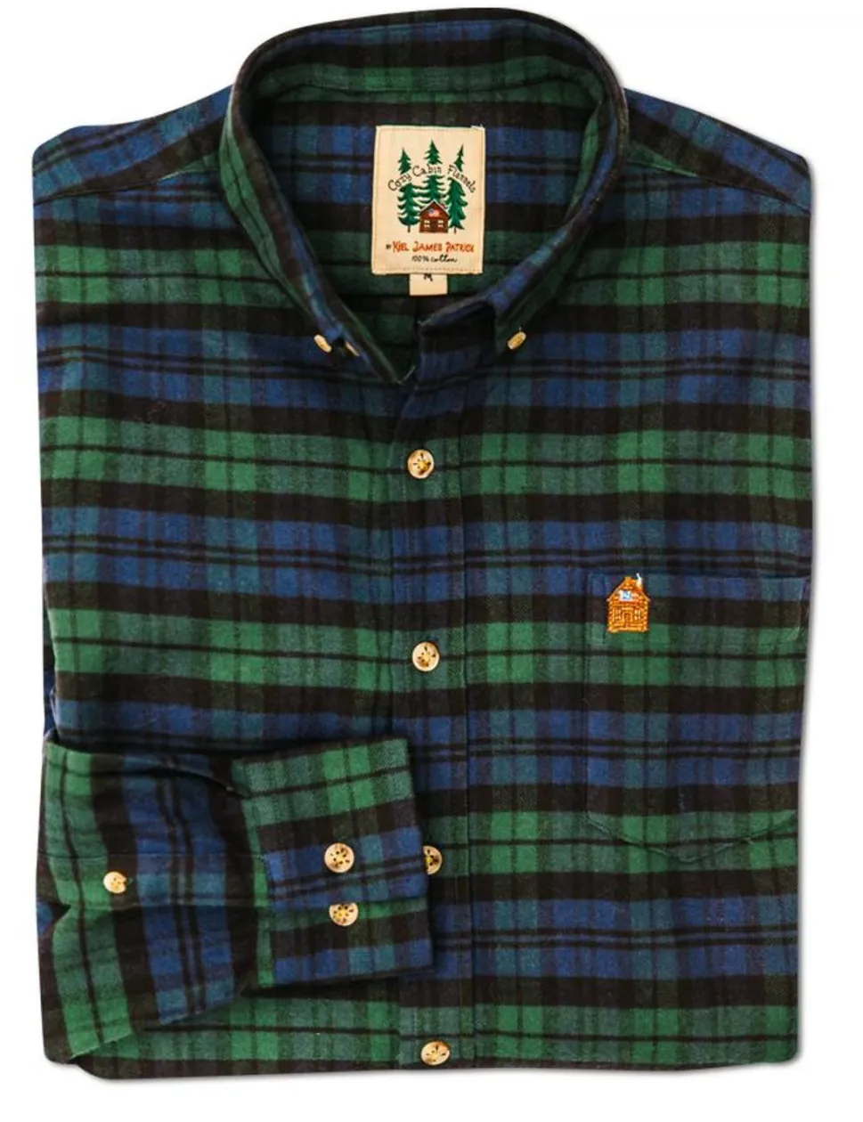 Grandad'S Plaid Flannel Shirt - Men'S