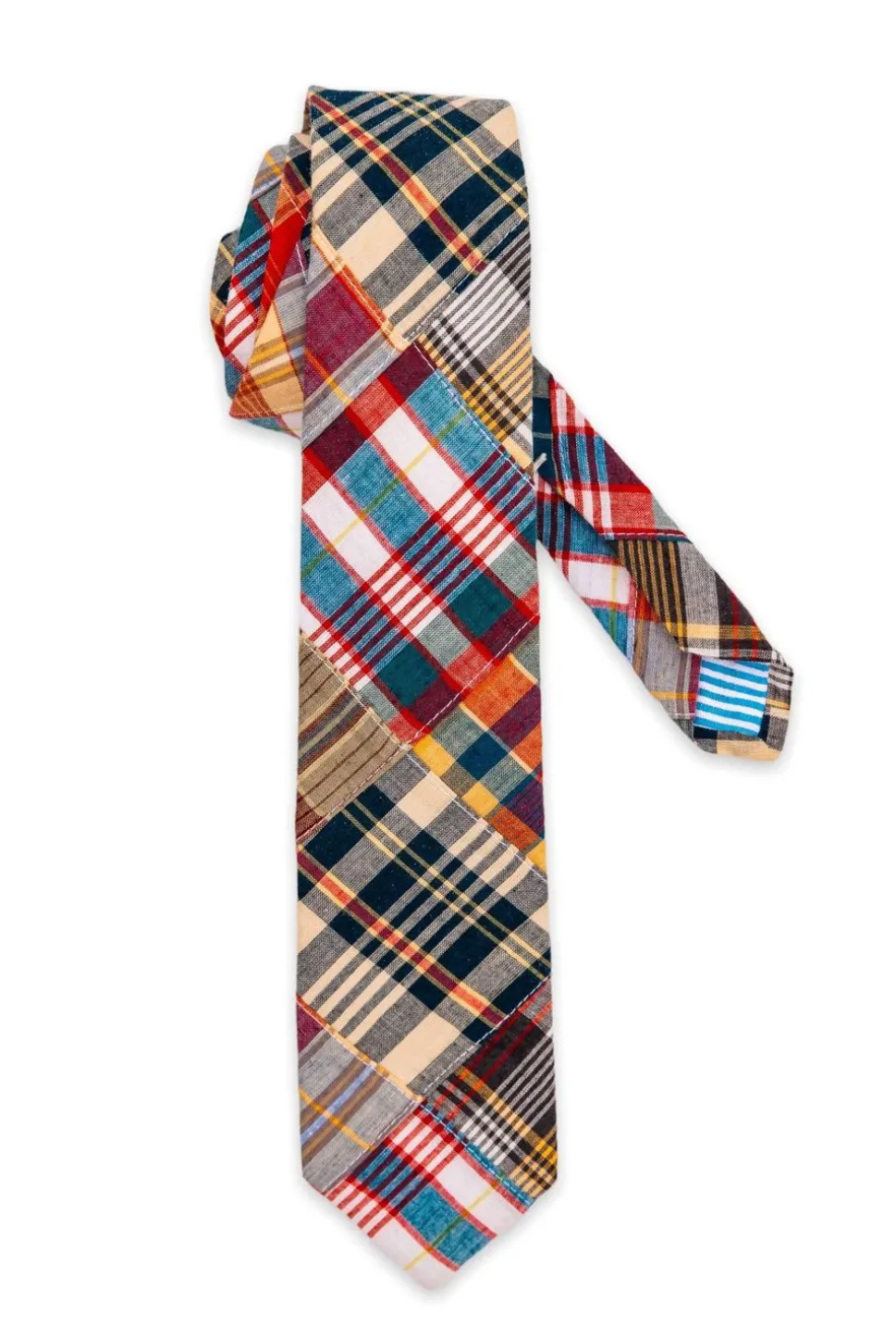 Hyannis Patchwork Madras Tie