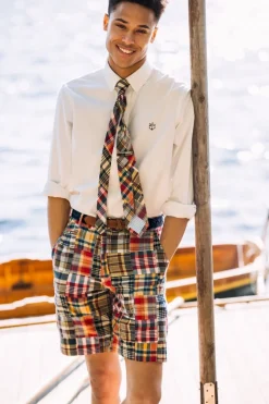 Hyannis Patchwork Madras Tie