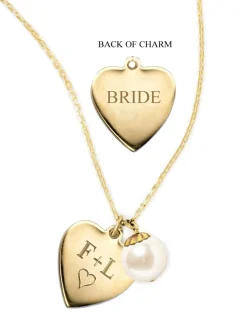 I Heart Pearls Wedding - Gold