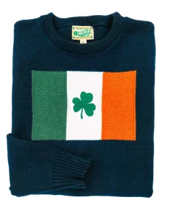 Irish Shamrock Flag Sweater