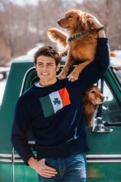 Irish Shamrock Flag Sweater