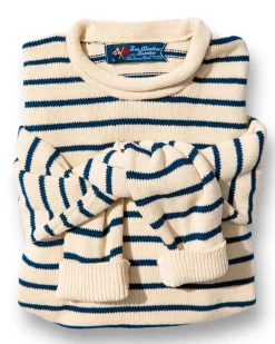 Marina Striped Rollneck Sweater