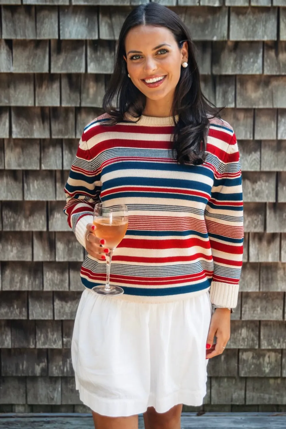 Monhegan Striped Sweater