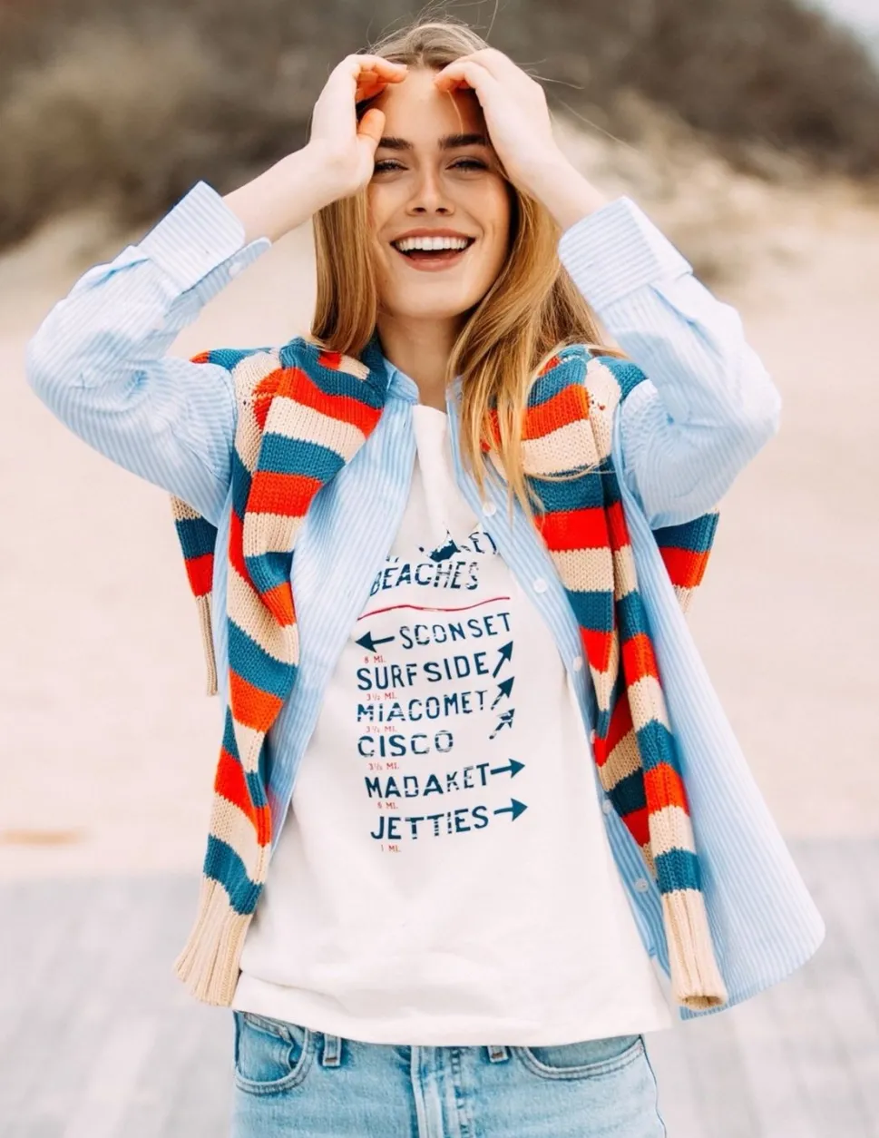 Nantucket Beaches T-Shirt- Women'S