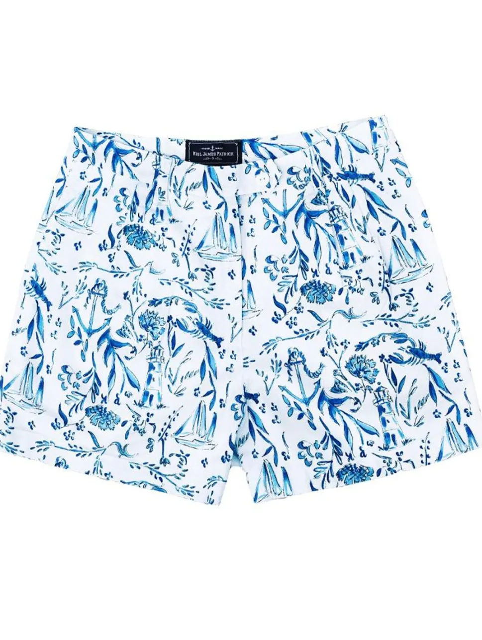Nautical Chinoiserie Shorts