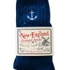 Navy Anchor Donegal Socks
