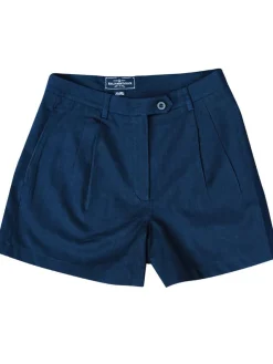 Newport Blues Linen Shorts