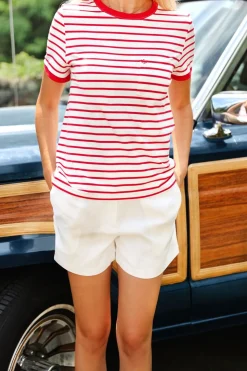 Ocean Crest Linen Shorts