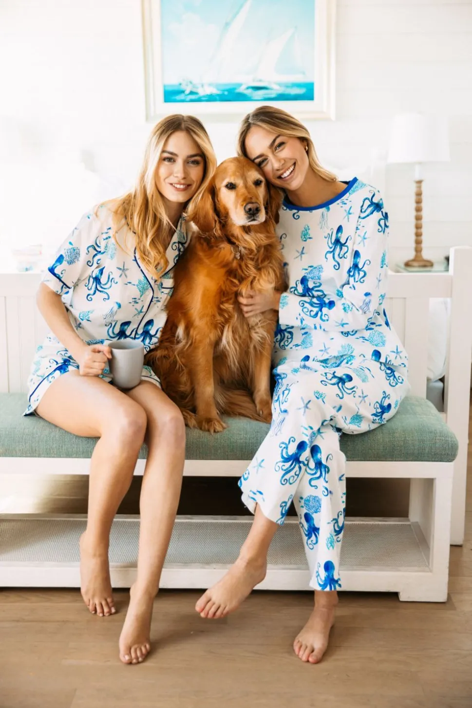 Octopus Garden Long Sleeve Pajama Set