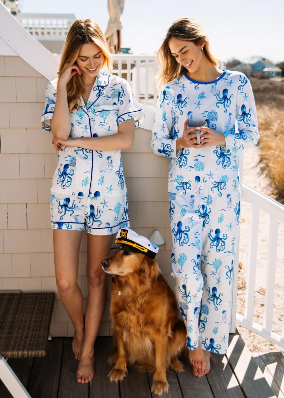 Octopus Garden Long Sleeve Pajama Set