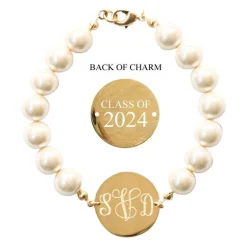 Pearl Monogram Bracelet--Class Of 2024