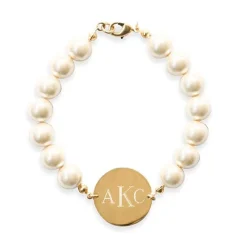 Pearl Monogram Bracelet--Class Of 2024