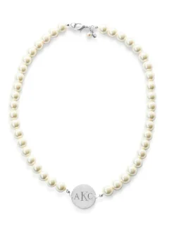 Pearl Monogram Necklace--Class Of 2024