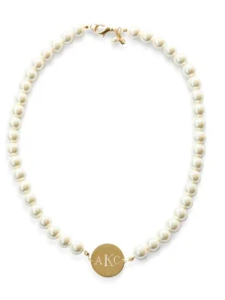 Pearl Monogram Necklace--Class Of 2024