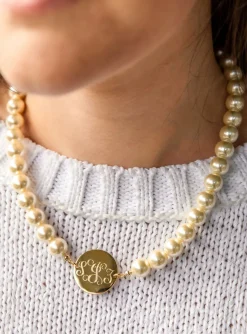 Pearl Monogram Necklace--Class Of 2024