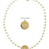 Pearl Monogram Wedding Necklace