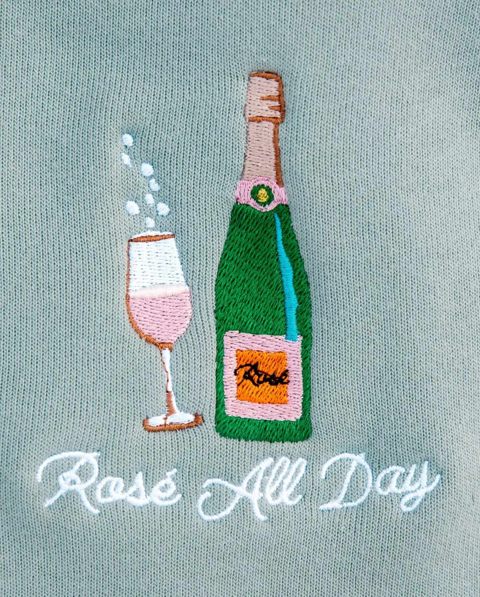 Rose All Day Crewneck