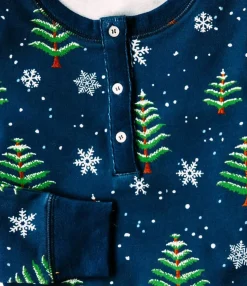 Snowy Night Kid'S Pajamas