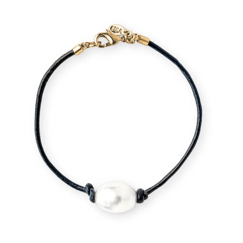 The Black Pearl Leather Knot