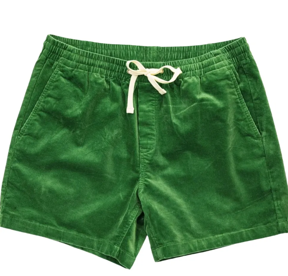 The Coastal Cord Short- Green