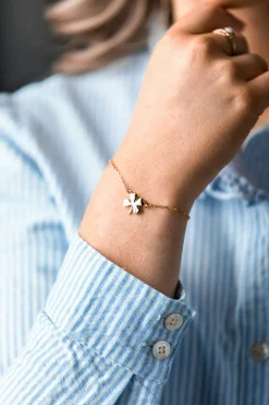 The Gold Four Leaf Clover Bracelet