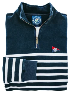 The Mariner Striped Quarterzip
