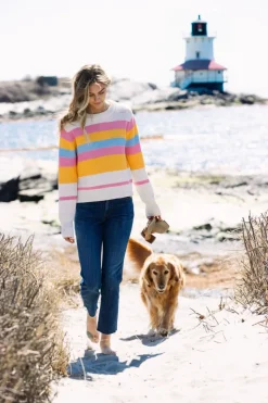 The Sunset Striped Sweater