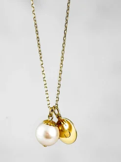 World'S Your Oyster Gold Necklace --Class Of 2024